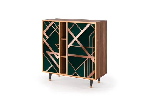 Storyz Buffet Vert 3 Portes L 94 Cm 3 Storyz Buffet Vert 3 Portes L 94 Cm – Image 3