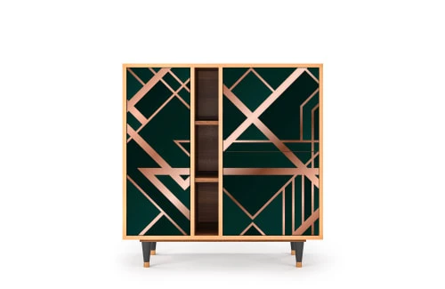 Storyz Buffet Vert 3 Portes L 94 Cm 1 Storyz Buffet Vert 3 Portes L 94 Cm
