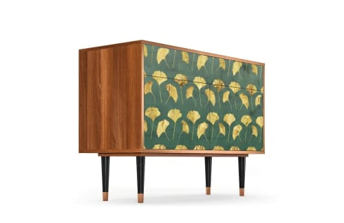 Storyz Buffet Vert Et Jaune 2 Tiroirs Et 2 Portes L 115 Cm 4 Storyz Buffet Vert Et Jaune 2 Tiroirs Et 2 Portes L 115 Cm – Image 4