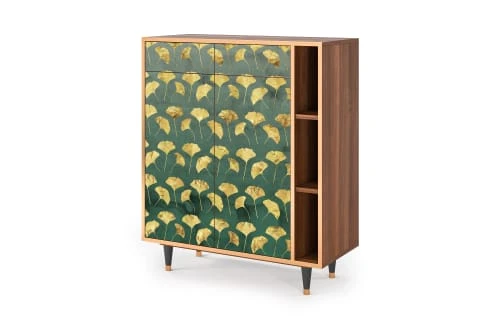 Storyz Buffet Vert Et Jaune 2 Tiroirs Et 2 Portes L 94 Cm 3 Storyz Buffet Vert Et Jaune 2 Tiroirs Et 2 Portes L 94 Cm – Image 3