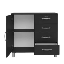 Tenzo Buffet Vintage 1 Porte 4 Tiroirs L98cm Noir 9 Tenzo Buffet Vintage 1 Porte 4 Tiroirs L98cm Noir -Boutique Maisons du Monde buffet vintage 1 porte 4 tiroirs l98cm noir 3