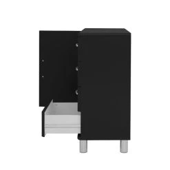 Tenzo Buffet Vintage 1 Porte 4 Tiroirs L98cm Noir 11 Tenzo Buffet Vintage 1 Porte 4 Tiroirs L98cm Noir -Boutique Maisons du Monde buffet vintage 1 porte 4 tiroirs l98cm noir 5