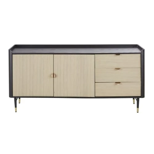 Maisons Du Monde Buffet Vintage 2 Portes 3 Tiroirs Structure Noire 1 Maisons Du Monde Buffet Vintage 2 Portes 3 Tiroirs Structure Noire