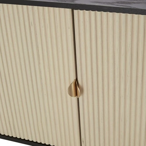 Maisons Du Monde Buffet Vintage 2 Portes 3 Tiroirs Structure Noire 3 Maisons Du Monde Buffet Vintage 2 Portes 3 Tiroirs Structure Noire – Image 3