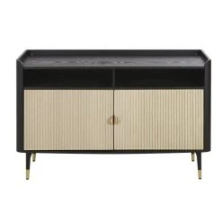 Maisons Du Monde Buffet Vintage 2 Portes Structure Noire