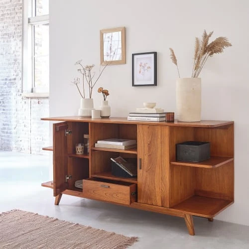 BOIS DESSUS BOIS DESSOUS Buffet Vintage En Mindy Massif 180 Cm 4 BOIS DESSUS BOIS DESSOUS Buffet Vintage En Mindy Massif 180 Cm – Image 4