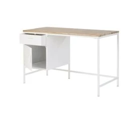 Maisons Du Monde Bureau 1 Tiroir 1 Porte En Métal Blanc Et Sapin 8 Maisons Du Monde Bureau 1 Tiroir 1 Porte En Métal Blanc Et Sapin -Boutique Maisons du Monde bureau 1 tiroir 1 porte en metal blanc et sapin 1000 4 2 192784 3