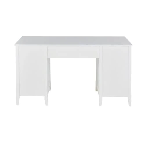 Maisons Du Monde Bureau 2 Tiroirs 1 Niche 1 Porte Blanc 4 Maisons Du Monde Bureau 2 Tiroirs 1 Niche 1 Porte Blanc – Image 4