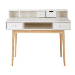Maisons Du Monde Bureau 2 Tiroirs Blanc -Boutique Maisons du Monde bureau 2 tiroirs blanc 1000 6 32 170346 2