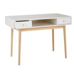 Maisons Du Monde Bureau 2 Tiroirs Blanc -Boutique Maisons du Monde bureau 2 tiroirs blanc 1000 6 32 170346 6