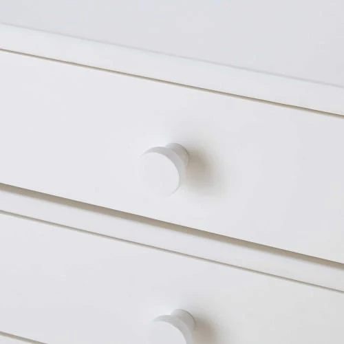 Maisons Du Monde Bureau 4 Tiroirs Blanc 5 Maisons Du Monde Bureau 4 Tiroirs Blanc – Image 5