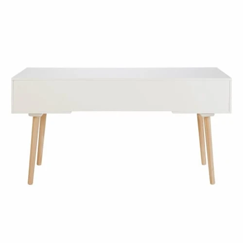 Maisons Du Monde Bureau 4 Tiroirs Blanc 4 Maisons Du Monde Bureau 4 Tiroirs Blanc – Image 4