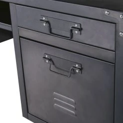 Maisons Du Monde Bureau 4 Tiroirs En Métal Gris -Boutique Maisons du Monde bureau 4 tiroirs en metal gris 1000 3 11 206077 3