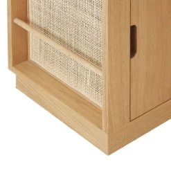 Maisons Du Monde Bureau D'angle 1 Porte 1 Niche Beige Et Cannage En Rotin -Boutique Maisons du Monde bureau d angle 1 porte 1 niche beige et cannage en rotin 1000 2 24 226221 3