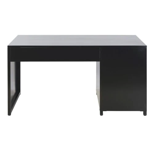 Maisons Du Monde Bureau Industriel 4 Tiroirs En Métal Noir 3 Maisons Du Monde Bureau Industriel 4 Tiroirs En Métal Noir – Image 3