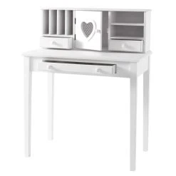 Maisons Du Monde Bureau Secrétaire 1 Porte 3 Tiroirs Blanc -Boutique Maisons du Monde bureau secretaire 1 porte 3 tiroirs blanc 1000 4 39 143416 9