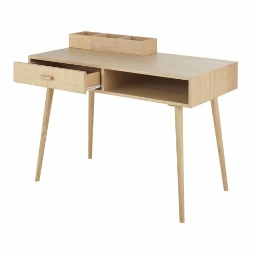 Maisons Du Monde Bureau Vintage 1 Tiroir Avec Boîtes De Rangement Amovibles 2 Maisons Du Monde Bureau Vintage 1 Tiroir Avec Boîtes De Rangement Amovibles – Image 2