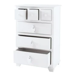 Maisons Du Monde Cabinet De Rangement 6 Tiroirs Blanc -Boutique Maisons du Monde cabinet de rangement 6 tiroirs blanc 1000 14 6 116651 13