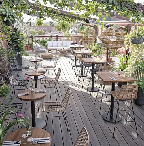 Maisons Du Monde Chaise Haute De Jardin Professionnelle En Résine Noire 5 Maisons Du Monde Chaise Haute De Jardin Professionnelle En Résine Noire – Image 5