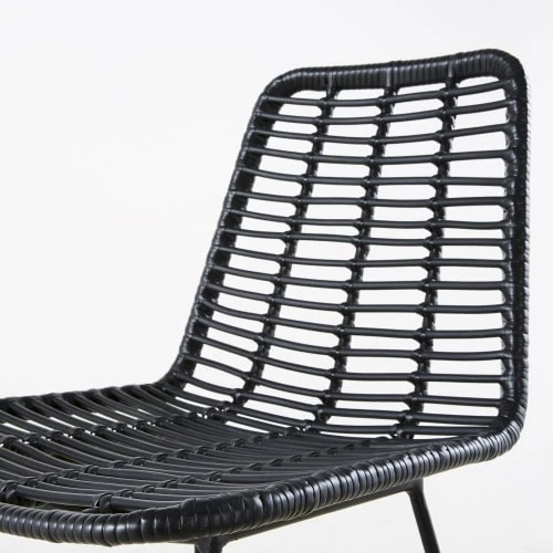 Maisons Du Monde Chaise Haute De Jardin Professionnelle En Résine Noire 3 Maisons Du Monde Chaise Haute De Jardin Professionnelle En Résine Noire – Image 3