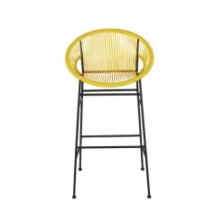 Maisons Du Monde Chaises De Bar De Jardin Professionnelles En Résine Jaune Et Noir (x2) -Boutique Maisons du Monde chaises de bar de jardin professionnelles en resine jaune et noir x2 1000 16 26 229380 2