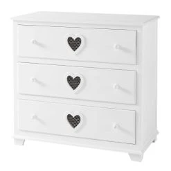 Boutique Maisons du Monde -Boutique Maisons du Monde commode 3 tiroirs blanche 1000 12 15 117193 13