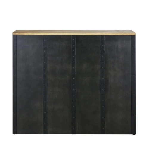 Maisons Du Monde Comptoir Professionnel En Métal Et Manguier Massif 1 Maisons Du Monde Comptoir Professionnel En Métal Et Manguier Massif