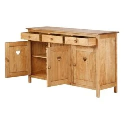 Grenier Alpin Enfilade En Pin Savoyard 3 Portes + 3 Tiroirs -Boutique Maisons du Monde enfilade en pin savoyard 3 portes 3 tiroirs 4