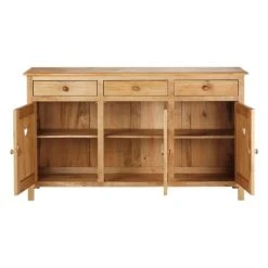 Grenier Alpin Enfilade En Pin Savoyard 3 Portes + 3 Tiroirs -Boutique Maisons du Monde enfilade en pin savoyard 3 portes 3 tiroirs 5