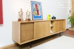 PIB Grand Buffet En Chêne Beige -Boutique Maisons du Monde grand buffet en chene beige 2