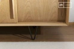 PIB Grand Buffet En Chêne Beige -Boutique Maisons du Monde grand buffet en chene beige 3