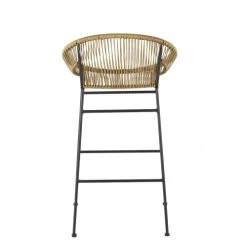 Maisons Du Monde Lot De 2 Chaises De Bar Professionnelles En Résine Beige Et Métal Noir -Boutique Maisons du Monde lot de 2 chaises de bar professionnelles en resine beige et metal noir 1000 15 0 219145 4