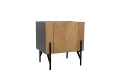 CONCEPT USINE Meuble D'appoint Vintage Bois Clair Avec Placard