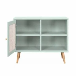 Alice's Garden Meuble De Rangement En Cannage, Vert Céladon -Boutique Maisons du Monde meuble de rangement en cannage vert celadon 3