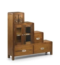 MOYCOR Meuble Escalier En Bois Marron