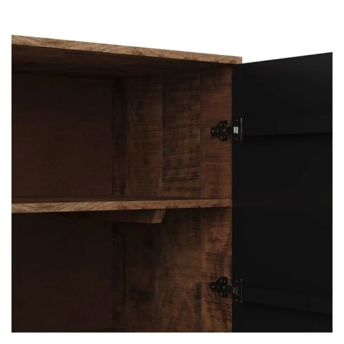 Rendez Vous Déco Petit Buffet 2 Portes En Bois De Manguier Et Métal 6 Rendez Vous Déco Petit Buffet 2 Portes En Bois De Manguier Et Métal – Image 6