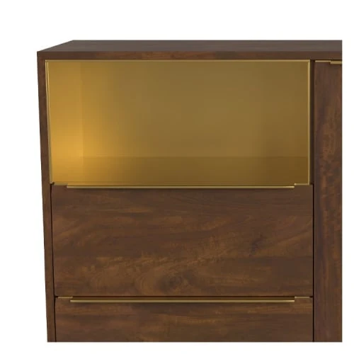 Rendez Vous Déco Petit Buffet En Bois De Manguier 1 Porte 2 Tiroirs 3 Rendez Vous Déco Petit Buffet En Bois De Manguier 1 Porte 2 Tiroirs – Image 3