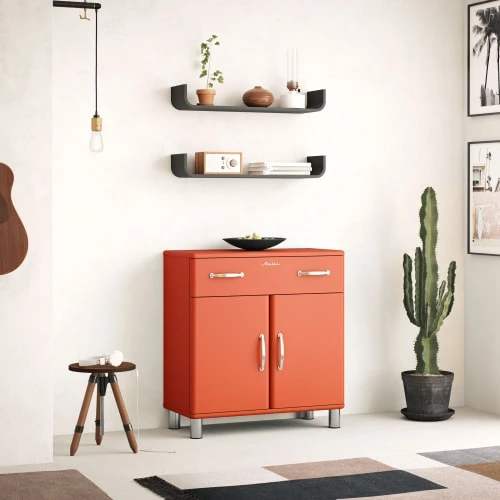 Tenzo Petit Buffet Vintage L86cm Rouge 2 Tenzo Petit Buffet Vintage L86cm Rouge – Image 2