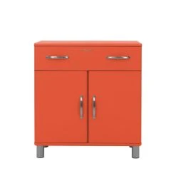Tenzo Petit Buffet Vintage L86cm Rouge