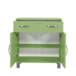 Tenzo Petit Buffet Vintage L86cm Vert 9 Tenzo Petit Buffet Vintage L86cm Vert -Boutique Maisons du Monde petit buffet vintage l86cm vert 3