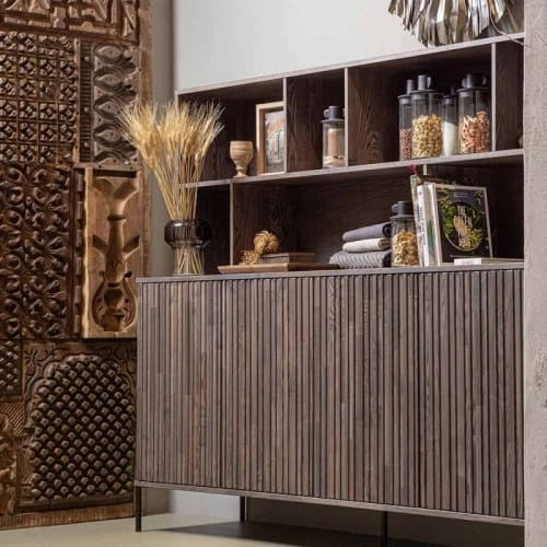 WOOOD Vaisselier En Placage De Frêne 2 WOOOD Vaisselier En Placage De Frêne – Image 2